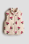 H&M Patterned Teddy Gilet