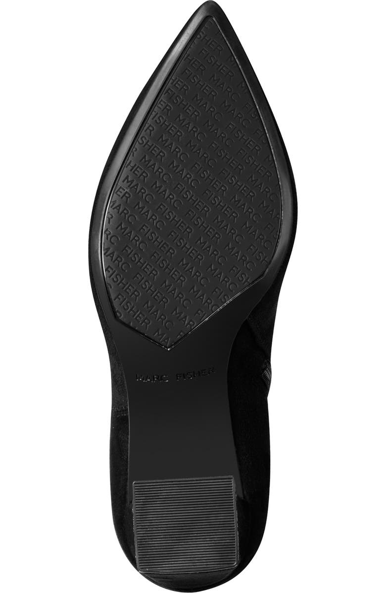 Marc Fisher Over the Knee Pointed Toe Boot, Alternate, color, Black
