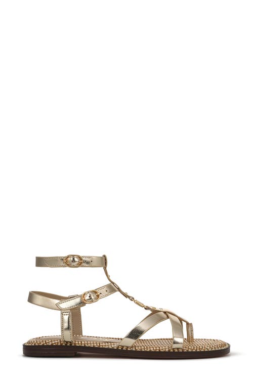 Sam Edelman Talya Sandal In Amber Gold