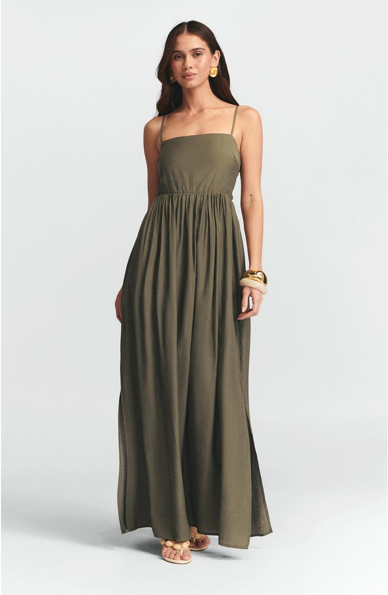 ST MRLO Lanah Maxi Dress, Alternate, color, Palm Leaf