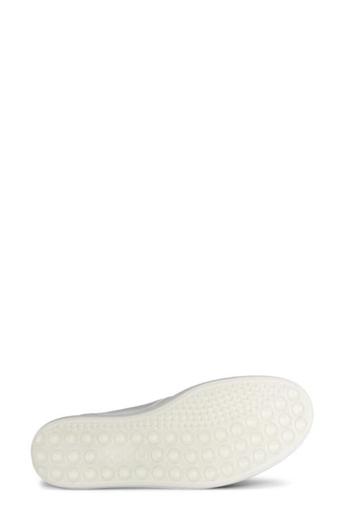 Ecco Soft 7 Slip-on Sneaker In White/patent White