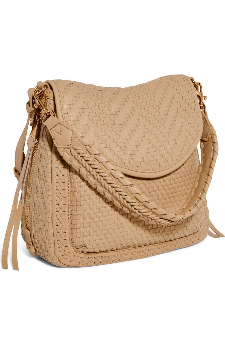 AIMEE All For Love Woven Convertible Shoulder Bag, Alternate, color, Camel