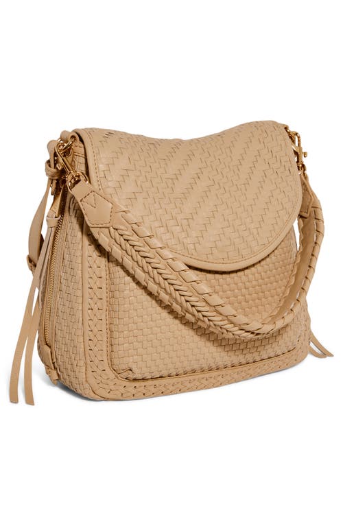 Aimee Kestenberg All For Love Woven Convertible Shoulder Bag In Camel