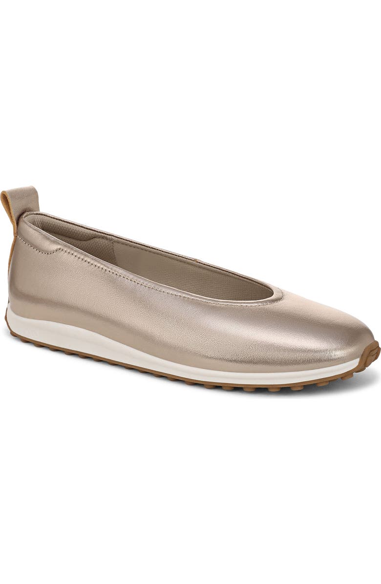 Naturalizer Carla Sport Flat, Main, color, Warm Silver