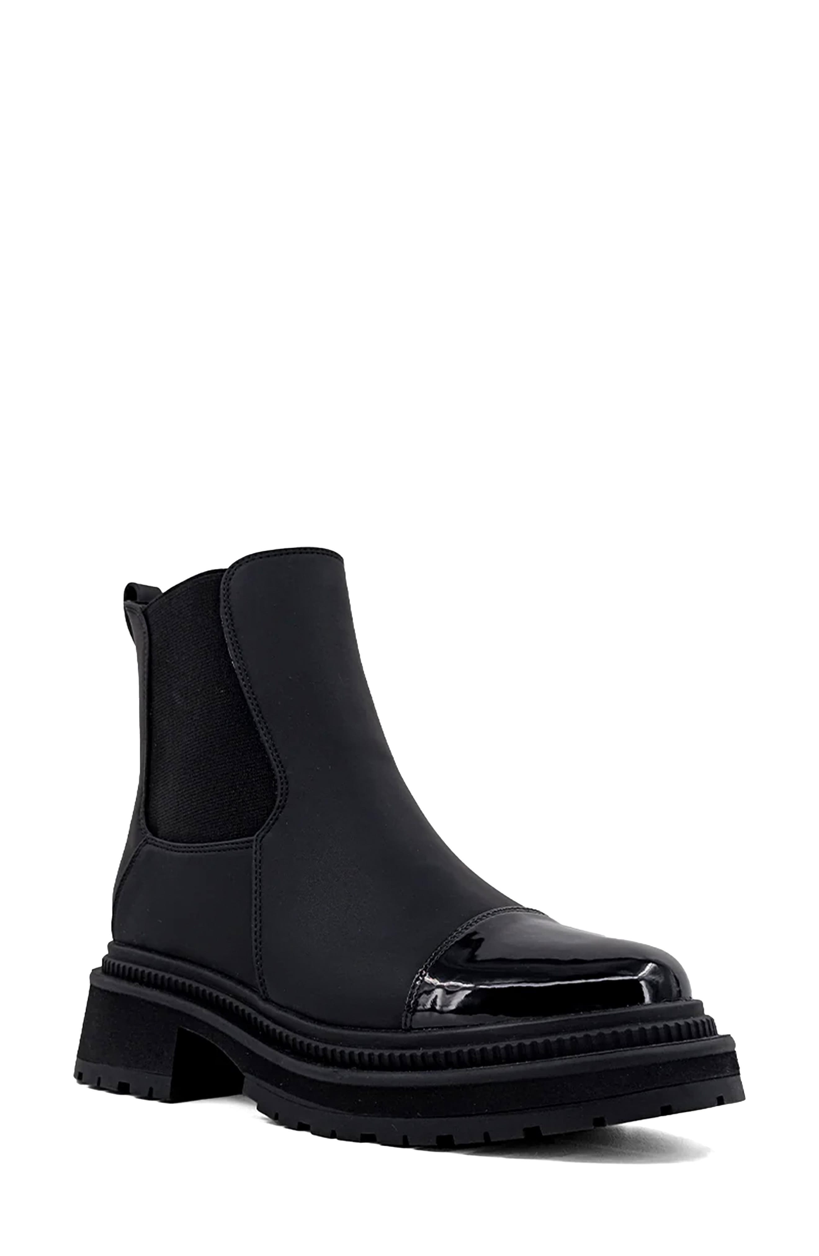 SHUSHOP Zeina Lug Sole Chelsea Boot