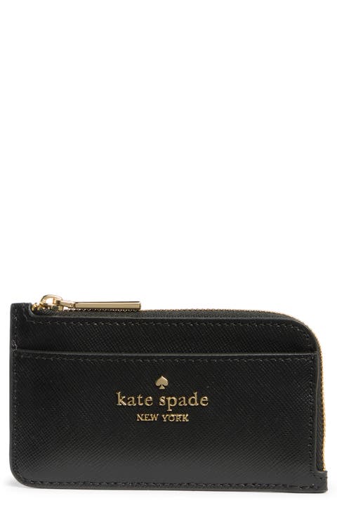 madison saffiano leather card case