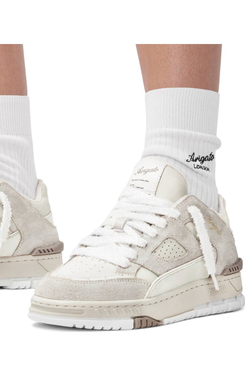 Axel Arigato Area Lo Fluffy Sneaker - Women's, Alternate, color, Beige/Beige