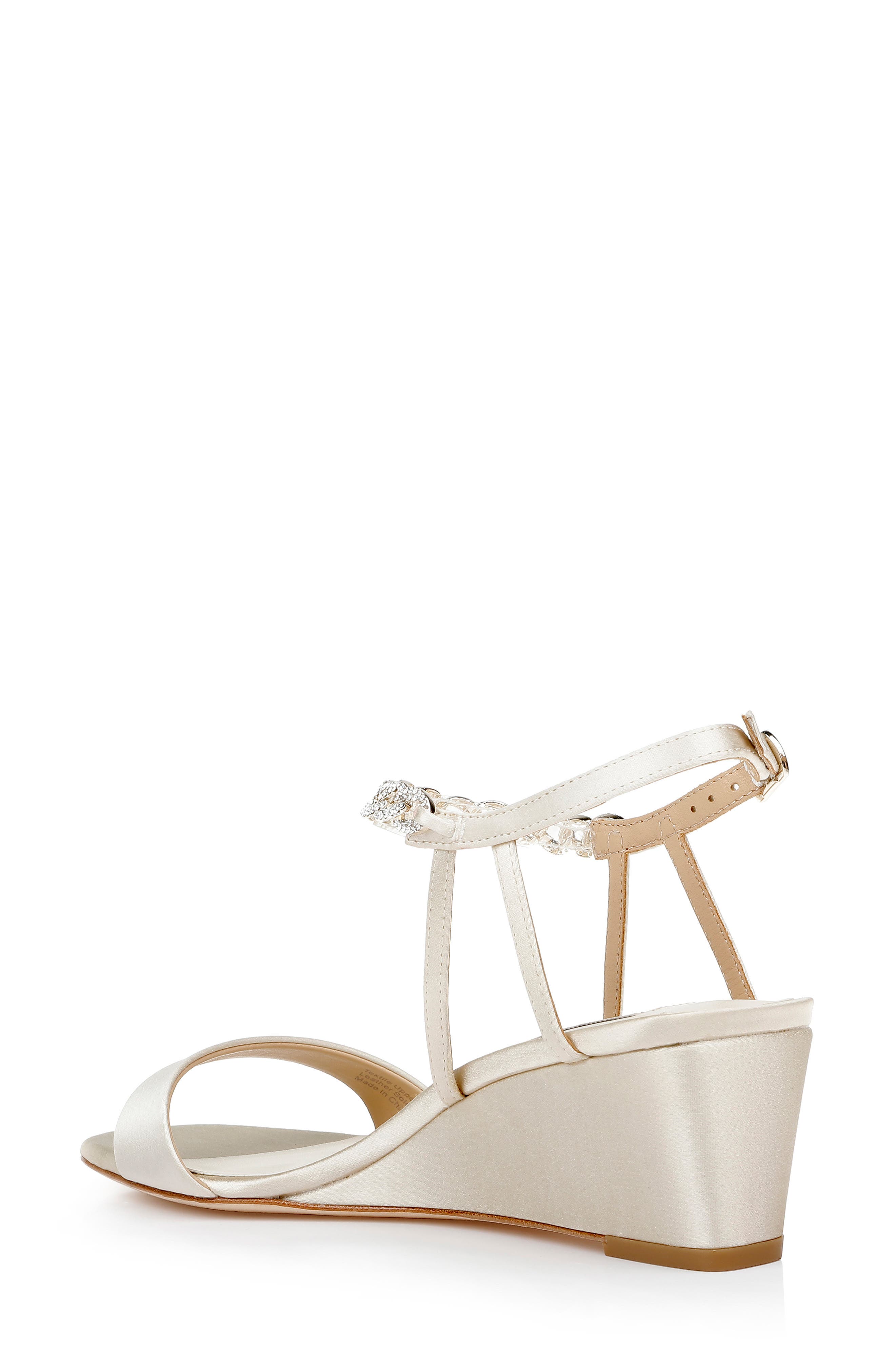 Kaelyn Wedge Sandal, Alternate, color, IVORY