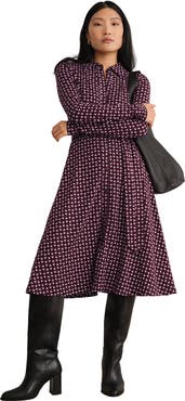 HOBBS LONDON Clarice Printed Midi Dress