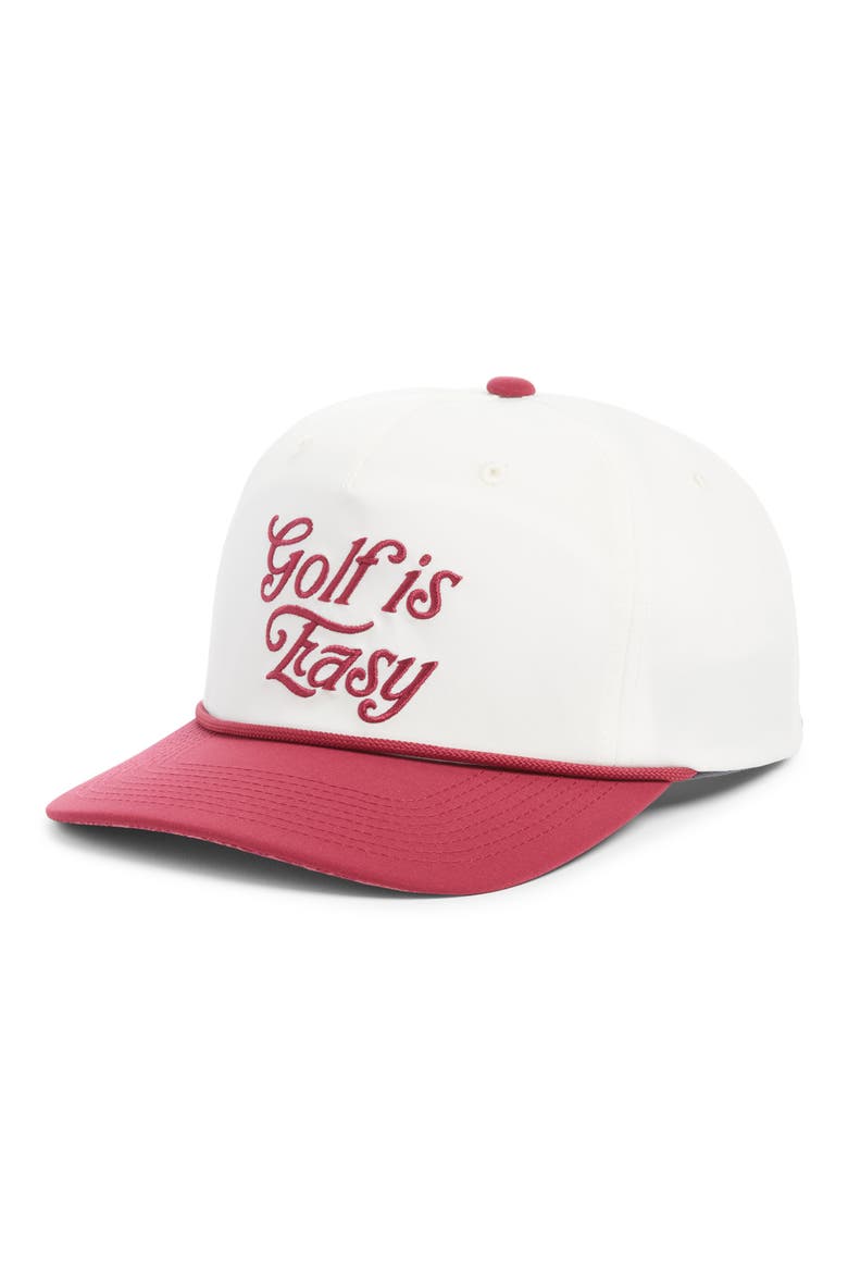 Mambo Baseball Cap, Main, color, BERRY