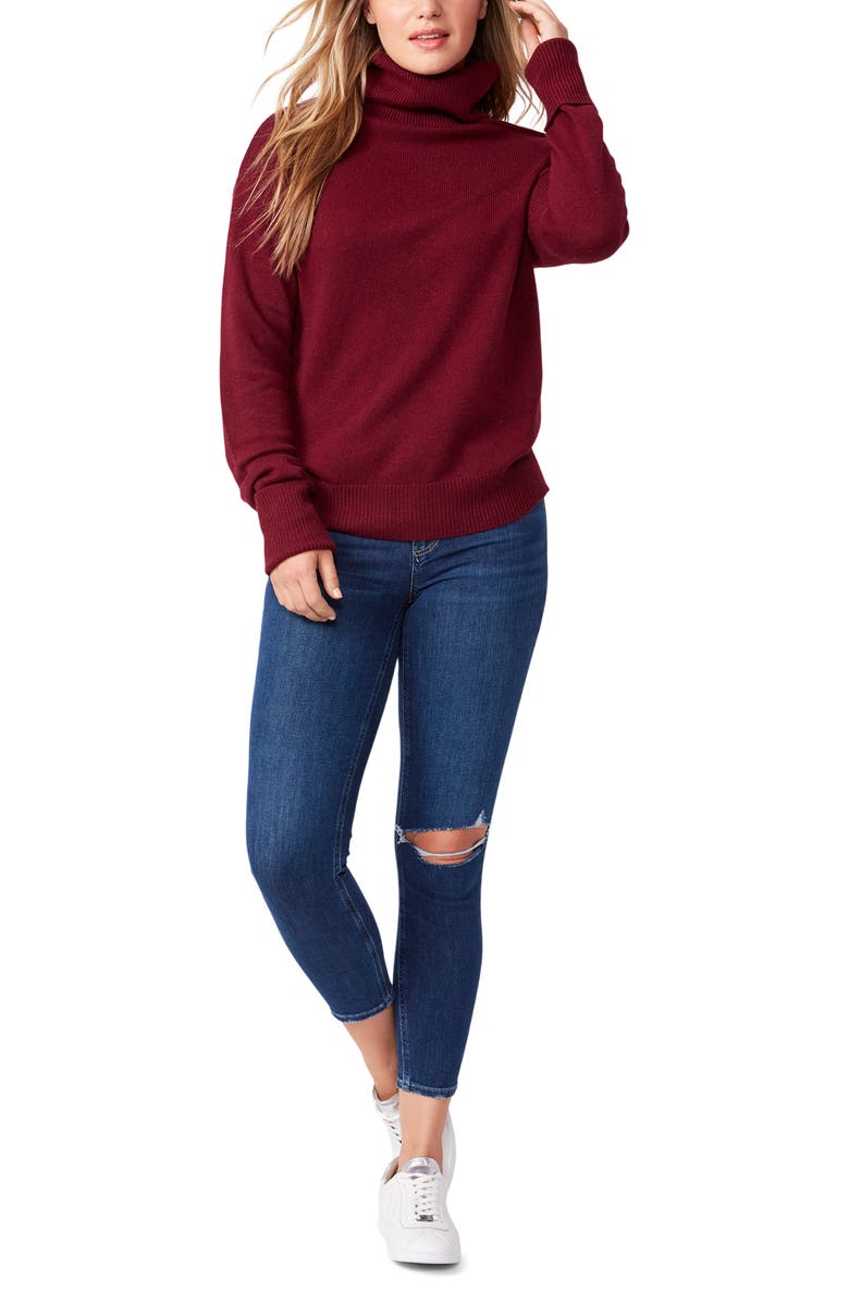 PAIGE Verdugo Ripped Ankle Skinny Jeans, Alternate, color, Direction Destructed