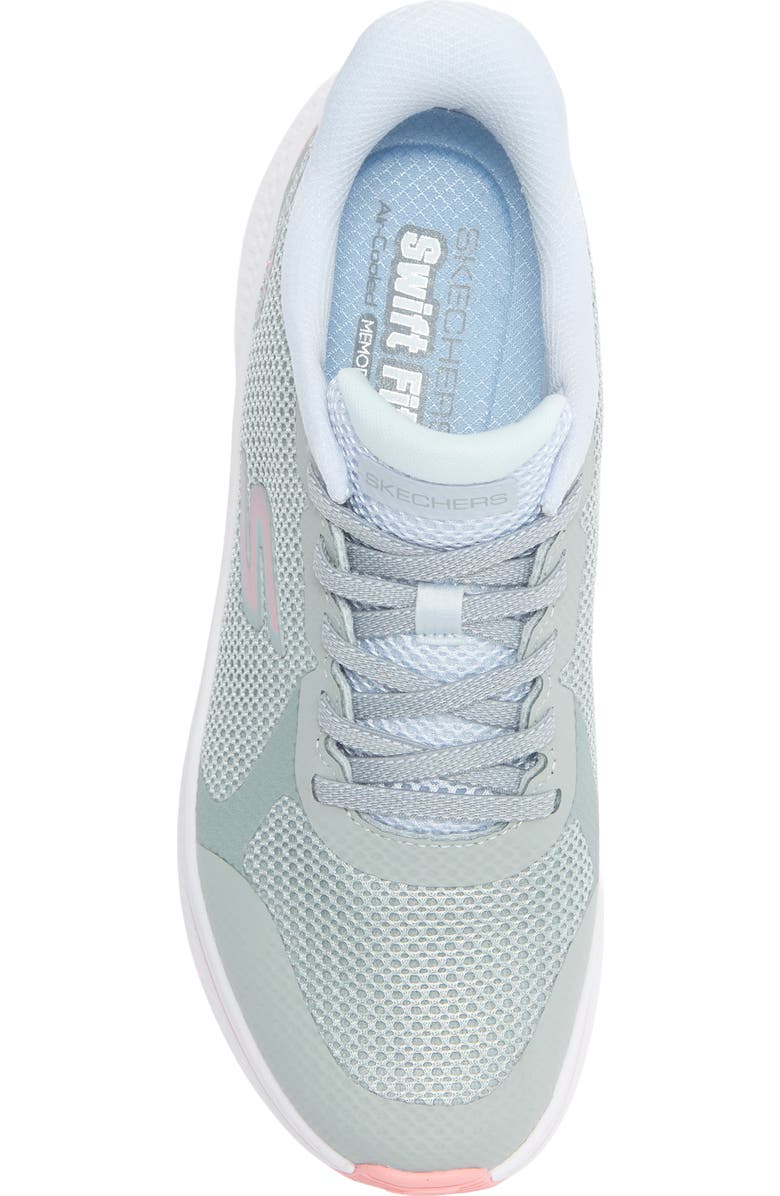 SKECHERS Slip-ins: GO RUN Consistent 2.0 Sneaker, Alternate, color, Grey/ Light Blue