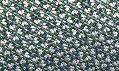 David Donahue Neat Silk Tie In Multi