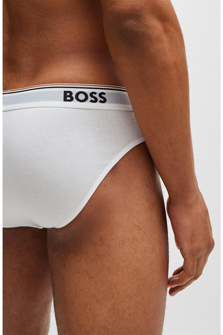 3-Pack Power Stretch Cotton Briefs, Alternate, color, WHT