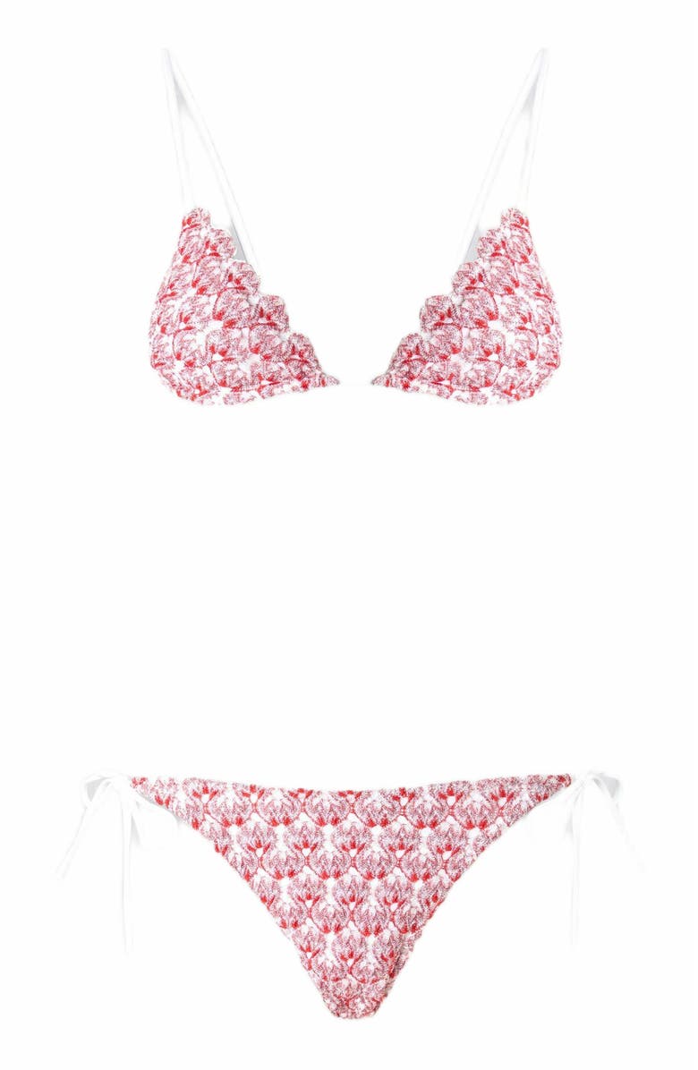 Missoni Bikini With Scalloped Lace Decoration, Alternate, color,