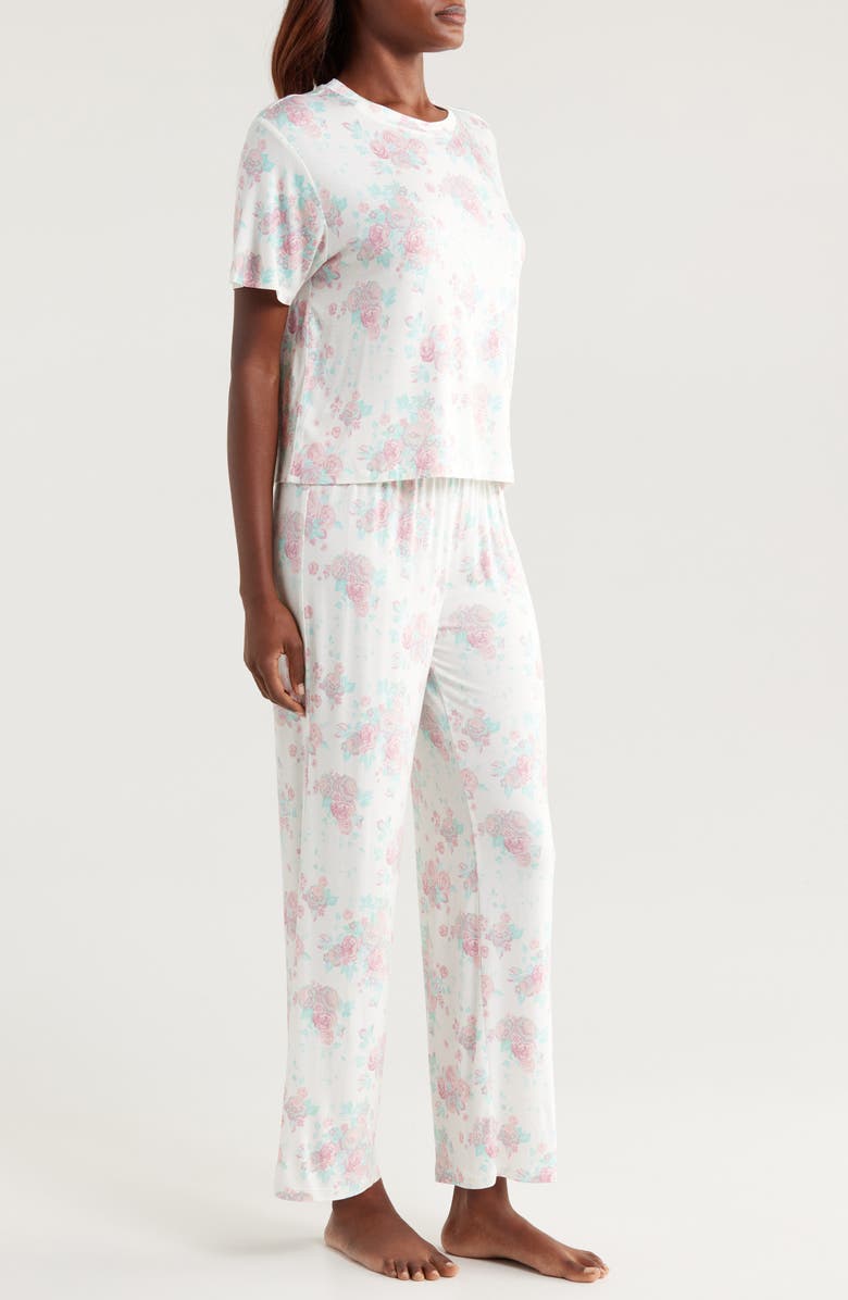 Honeydew Intimates All American Pajamas, Alternate, color, Ivory Roses