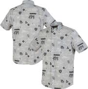 Reyn Spooner Men's Reyn Spooner Silver Las Vegas Raiders Kekai Performance Button-Down Shirt