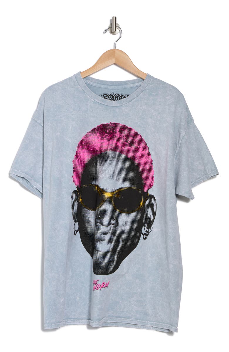 Philcos Dennis Rodman 'The Worm' Graphic T-Shirt, Alternate, color,