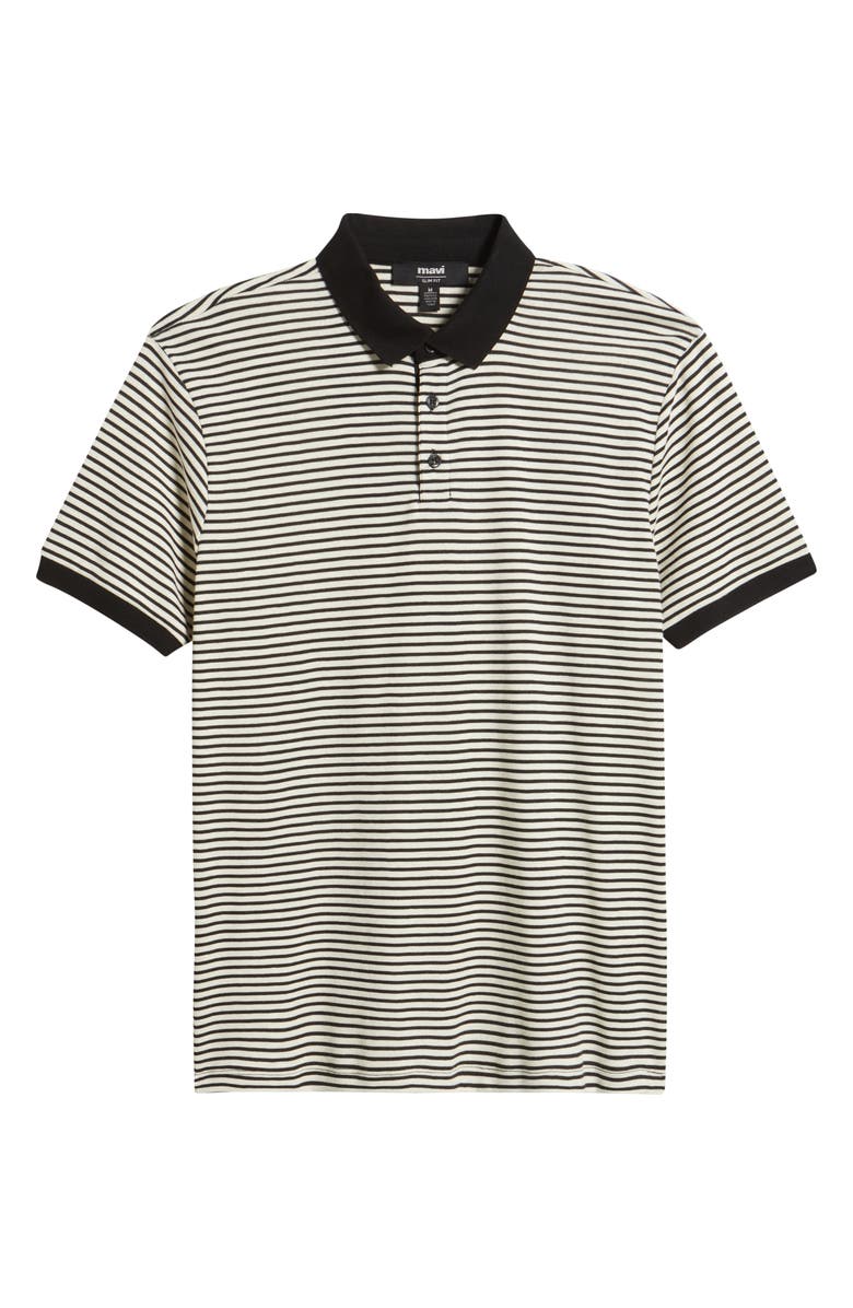 Mavi Jeans Stripe Slim Fit Cotton Polo, Alternate, color,