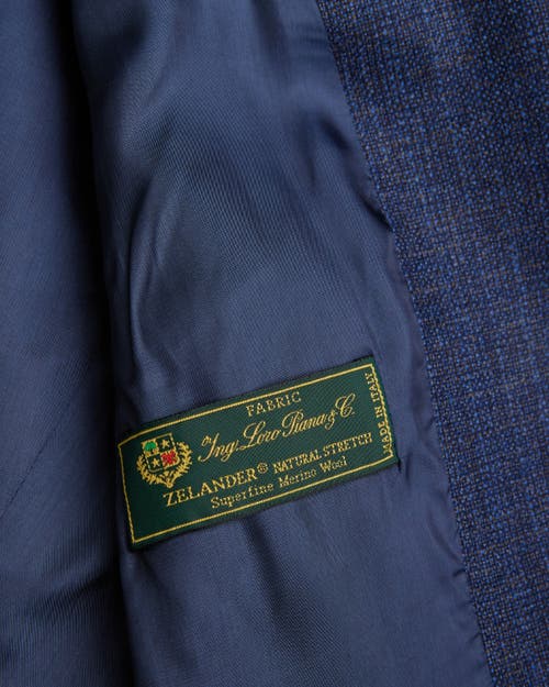 Santorelli Janelle Single-button Tailored Blazer In Space Blue