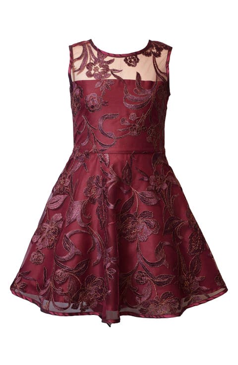 Kids' Bow Back Taffeta Party Dress (Big Kid)
