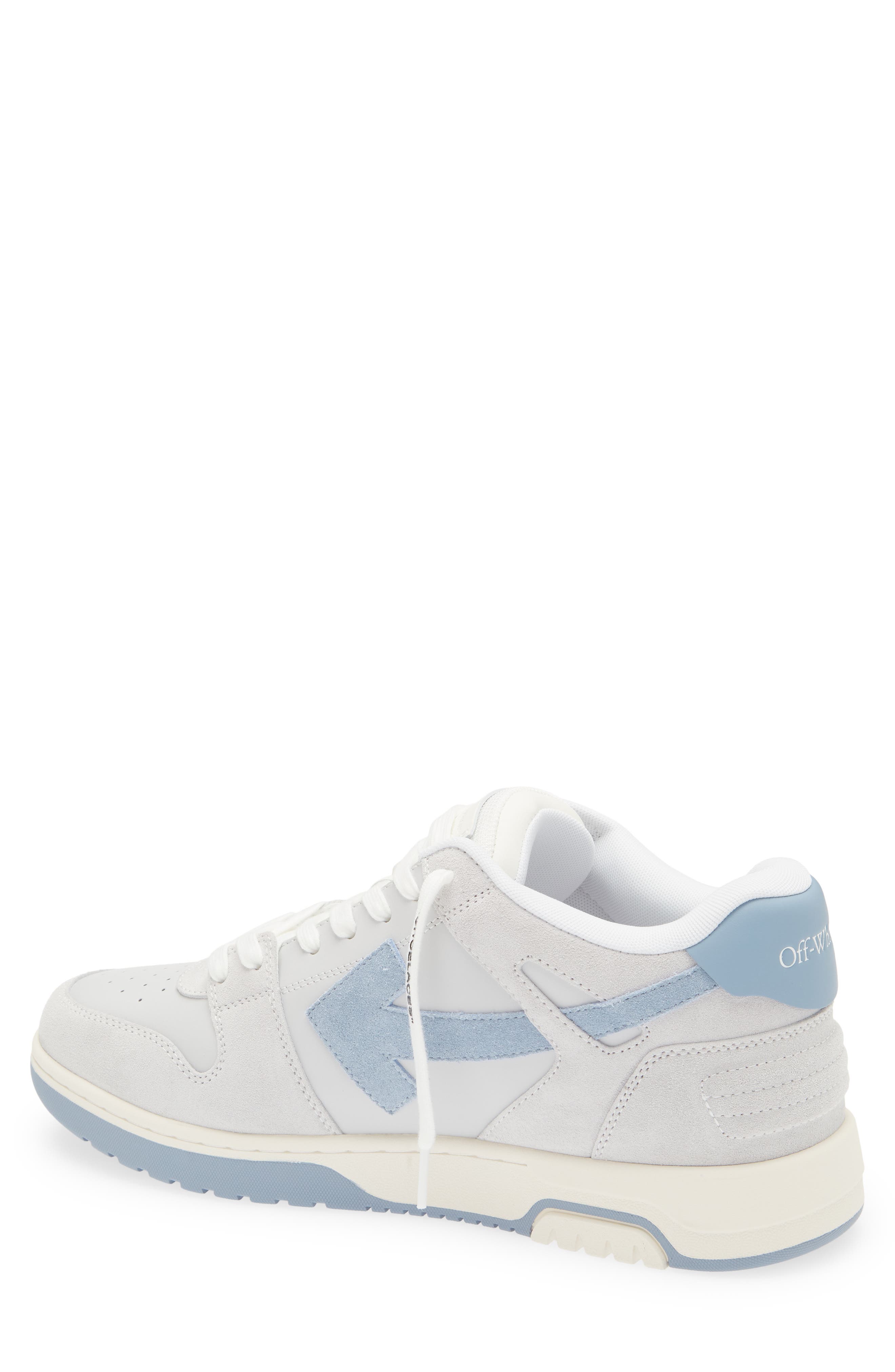 Off-White Out of Office Low Top Sneaker, Alternate, color, Medium Grey - Dusty Blue