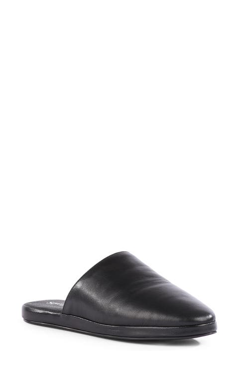 My Life Leather Flat Mule