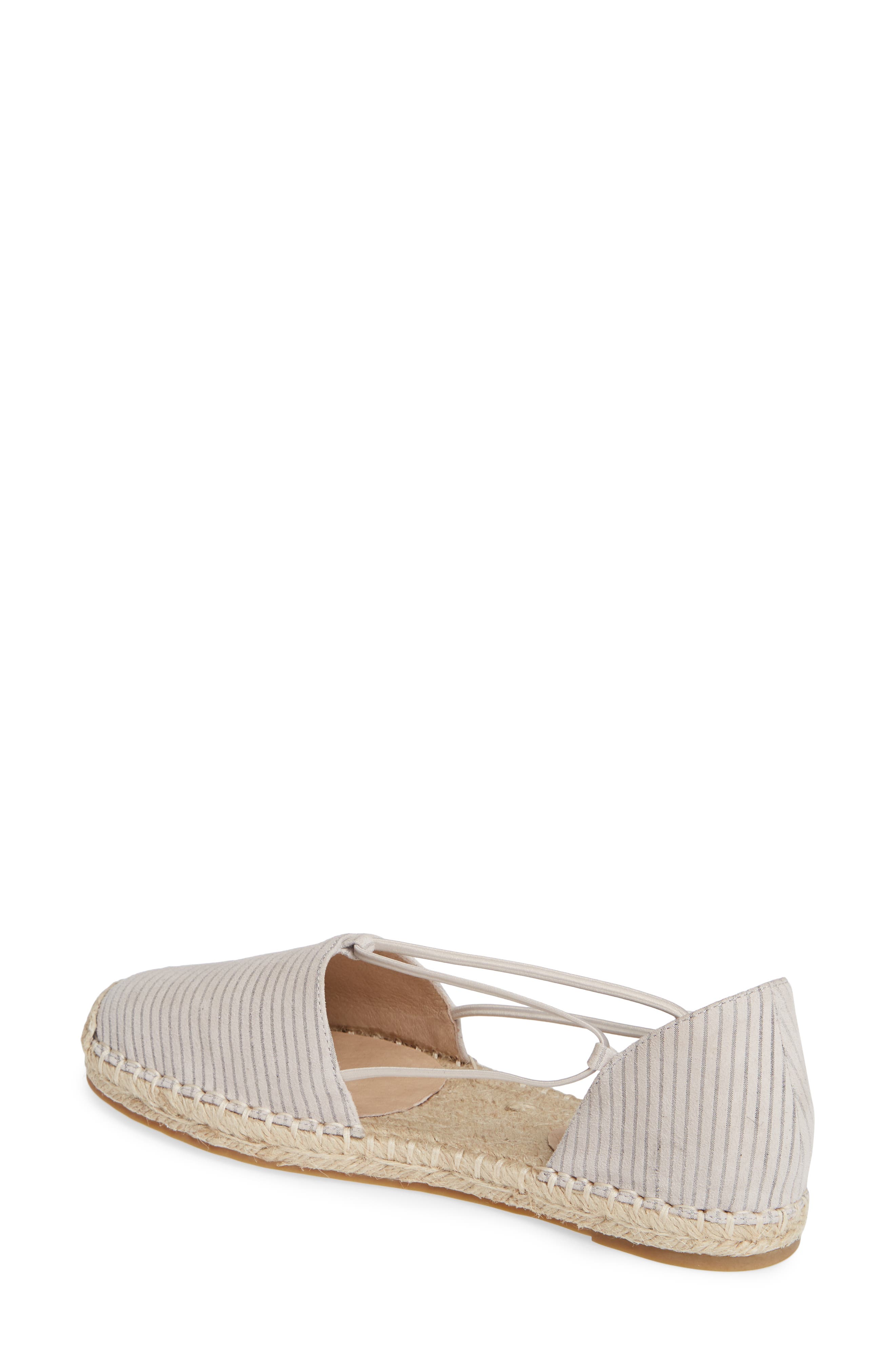 Lee Espadrille Flat, Alternate, color, OYSTER PRINTED SUEDE