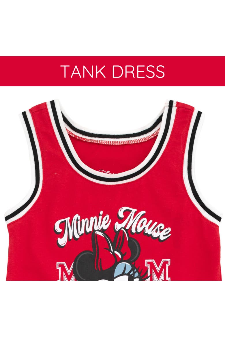 Minnie Mouse Jersey Dress, Alternate, color, Varsity Red Minnie