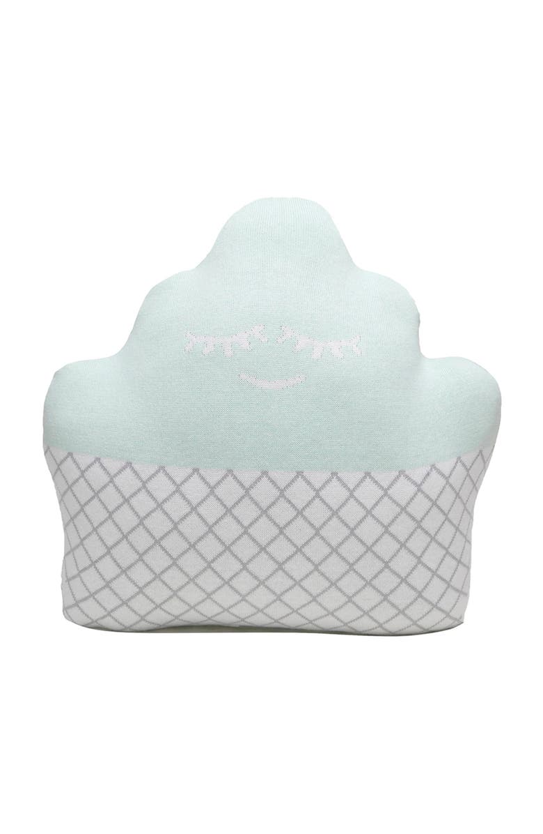 RIAN TRICOT Cupcake Pillow, Alternate, color, Mint