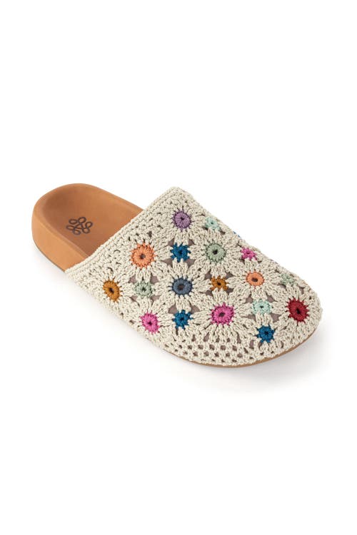 The Sak Bolinas Clog In Natural Multi Flowers