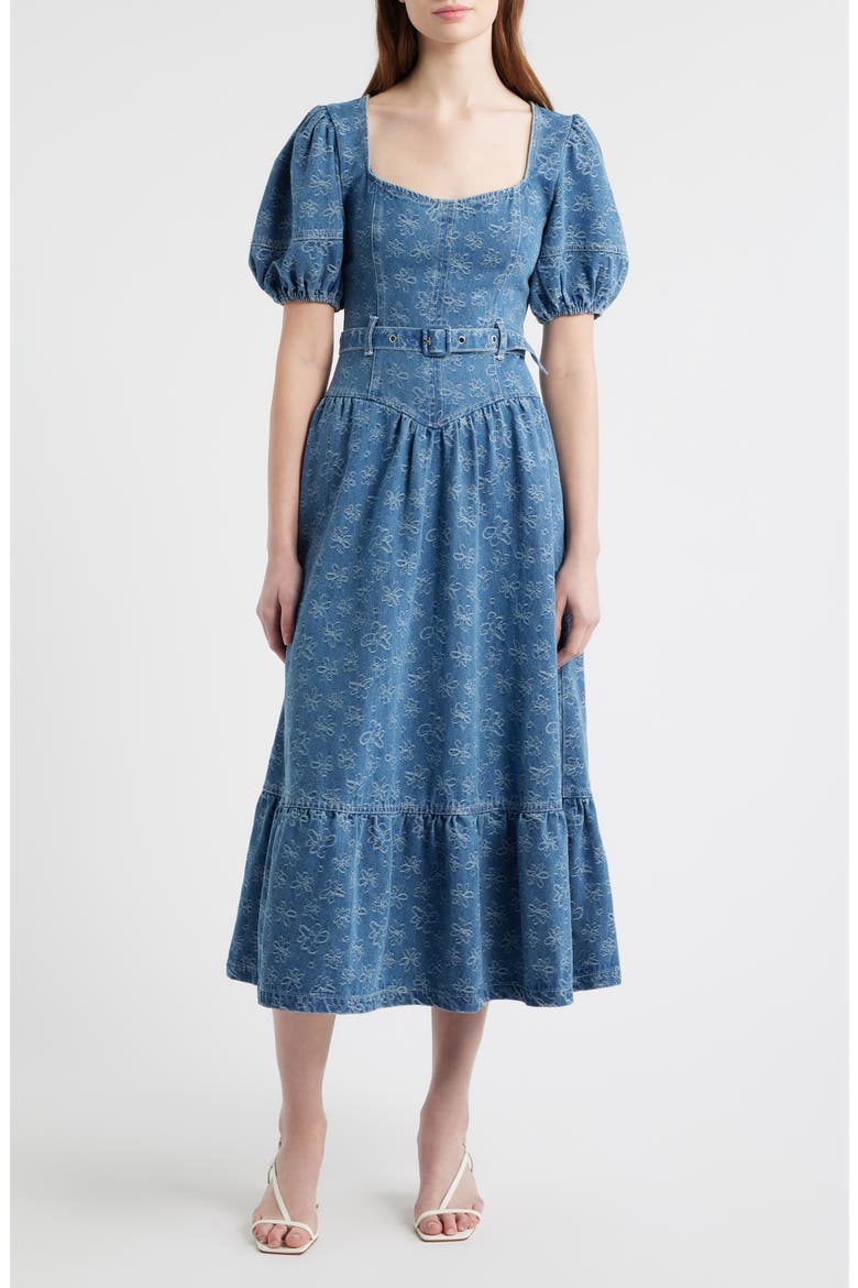 zoie denim midi dress Zoie Denim Midi Dress