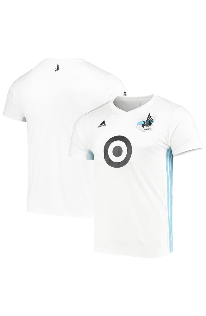 adidas Men's adidas White Minnesota United FC 2020/21 Drift Replica Jersey, Main, color, 