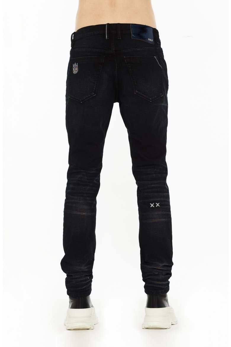 Rocker Slim Fit Straight Leg Jeans, Alternate, color, SAPPHIRE