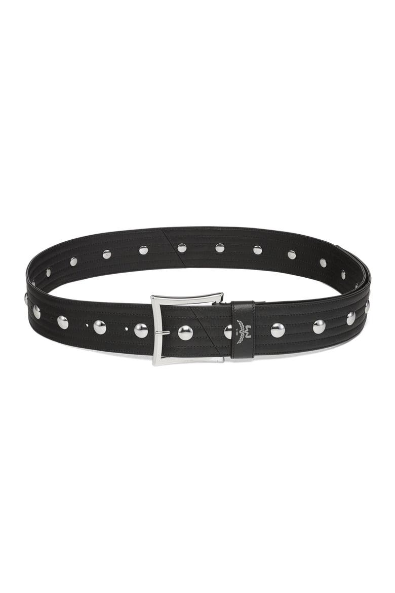 Aren 2" Belt in Galactic Gala Leather, Main, color, Black