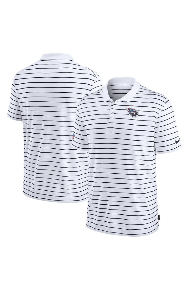 Nike Men's Nike White Tennessee Titans Sideline Lock Up Victory Performance Polo, Main, color, White