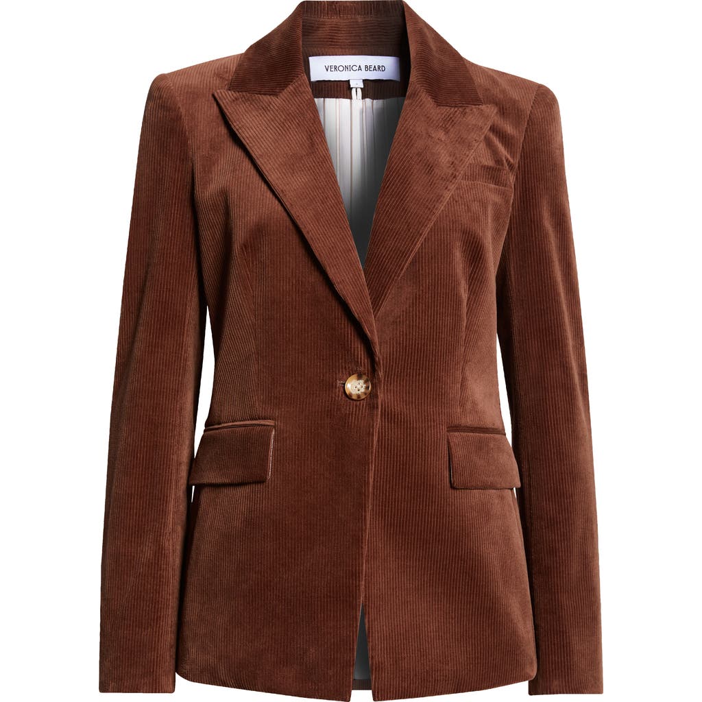 VERONICA BEARD VERONICA BEARD REAGAN COTTON STRETCH CORDUROY DICKEY JACKET