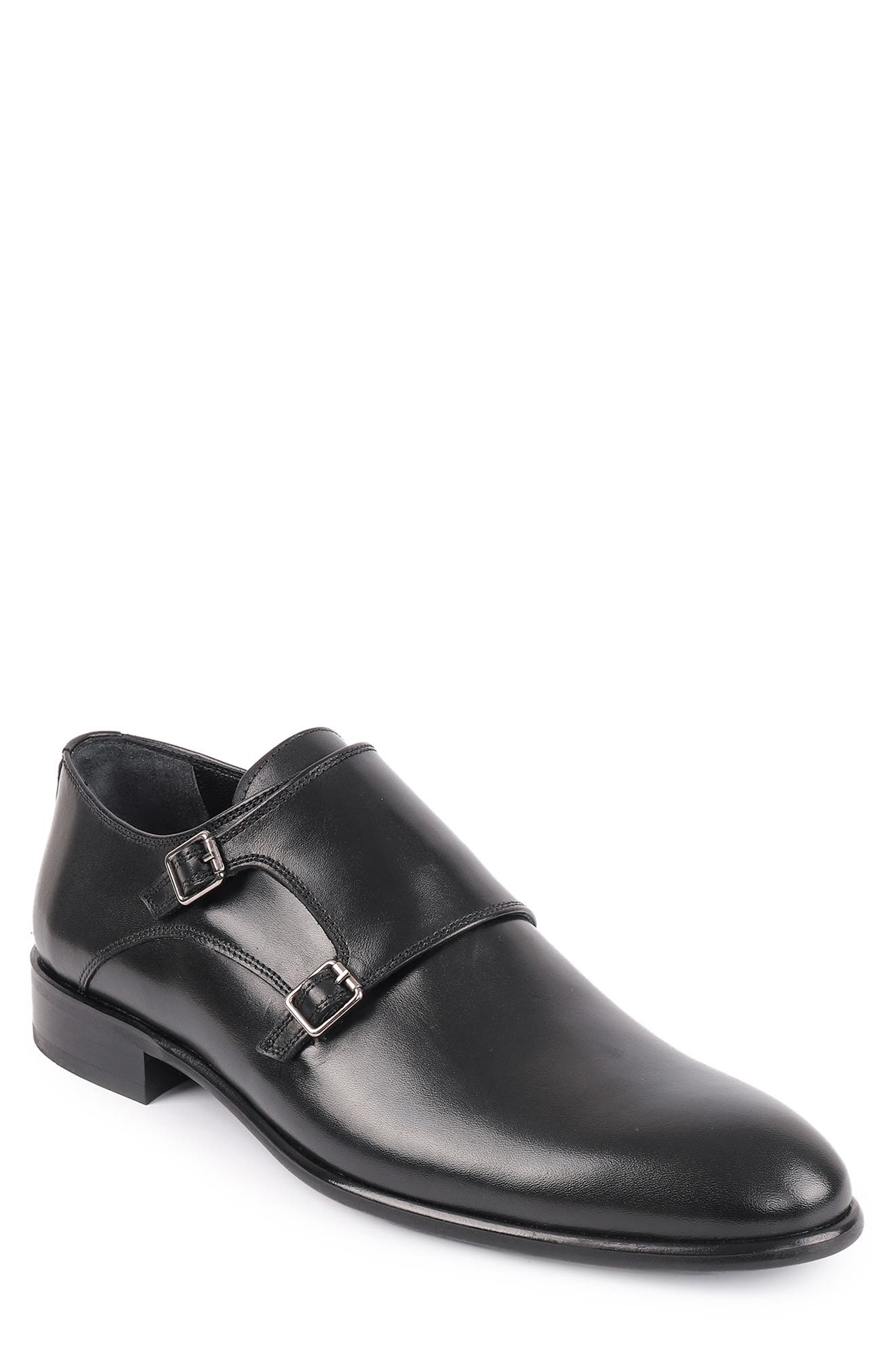 VELLAPAIS Nemo Double Monk Strap Leather Loafer