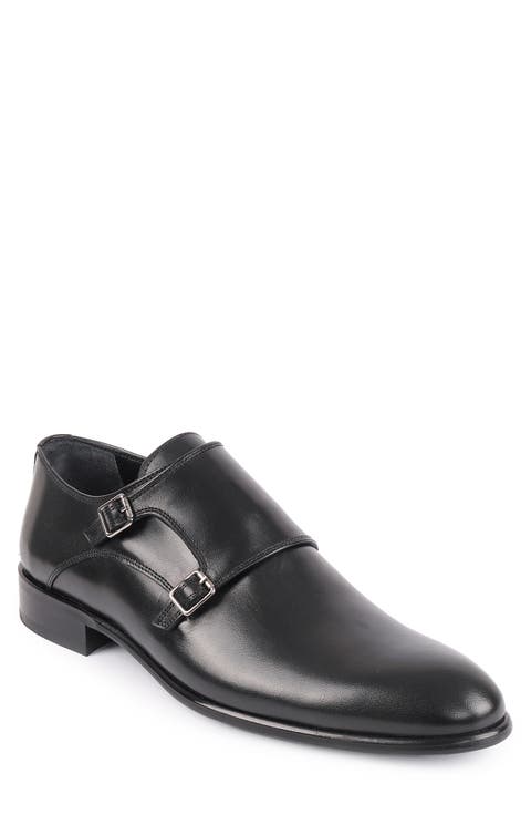 Nemo Double Monk Strap Leather Loafer (Men)