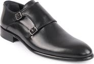 VELLAPAIS Nemo Double Monk Strap Leather Loafer