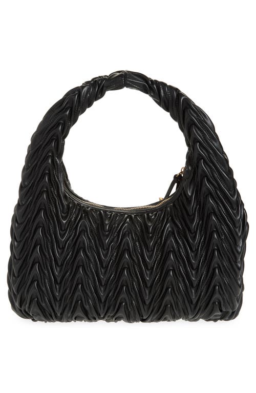 SAM EDELMAN SAM EDELMAN ARI QUILTED LEATHER HOBO BAG