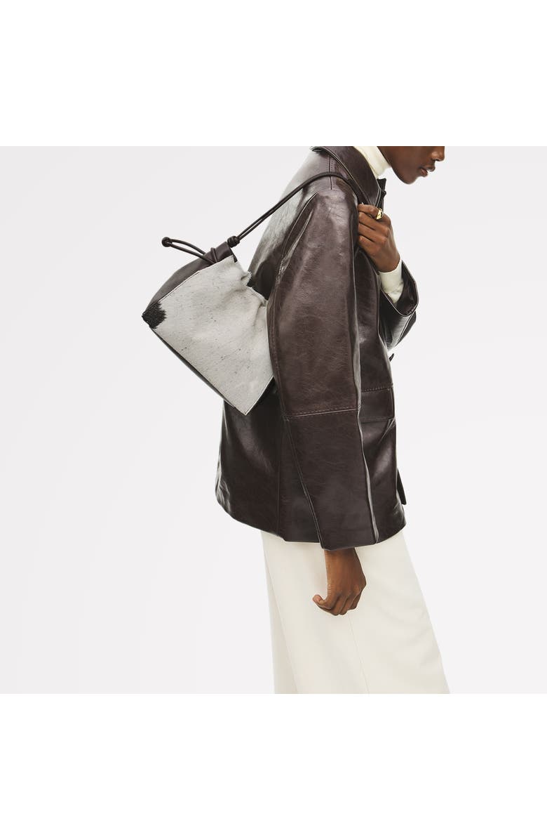 Radley The Roxburgh - Cow Hide Medium Drawstring Crossbody Bag, Alternate, color, Dark Oak