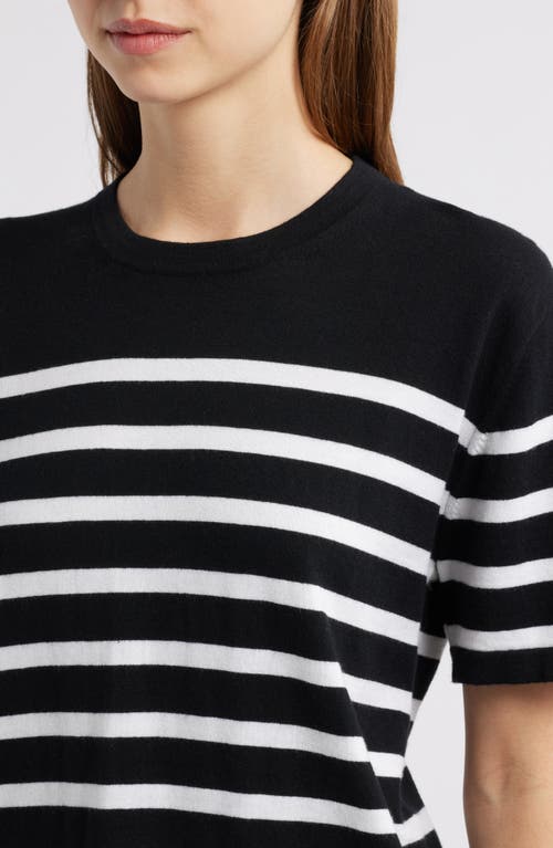 Rails Stripe Cotton & Cashmere T-shirt In Parisian Stripe