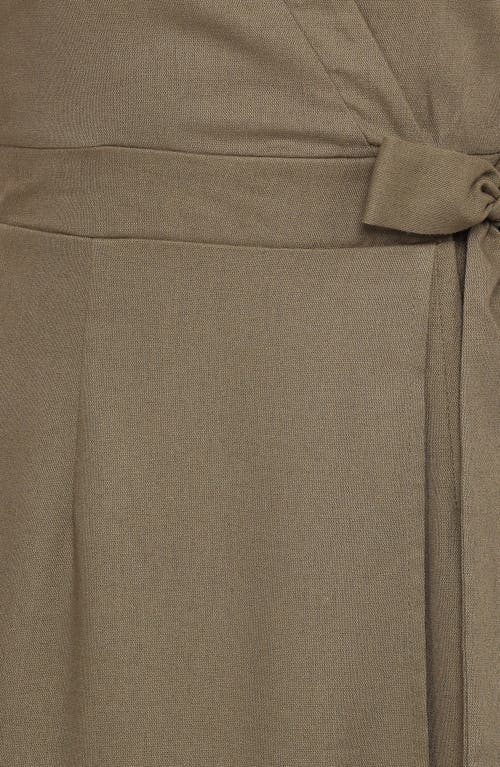 Petal And Pup Petal & Pup Leontine Wrap Midi Dress In Green