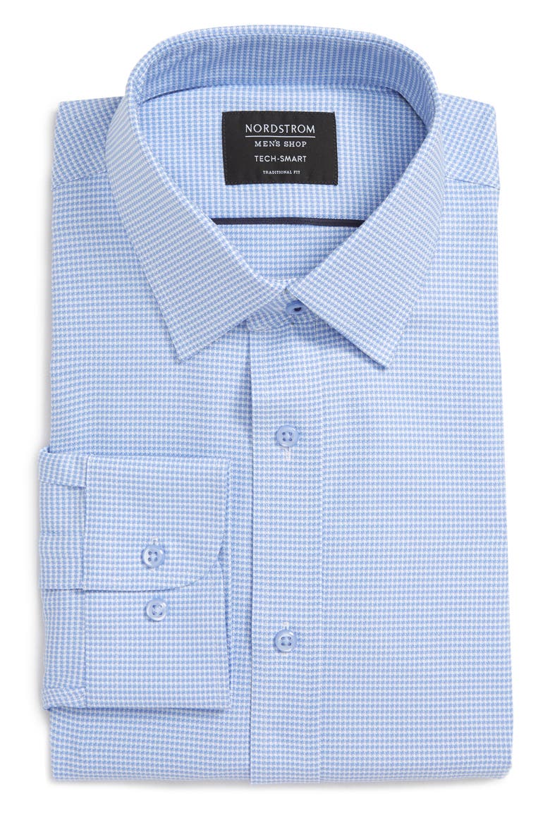 nordstrom tech smart dress shirt Men's Shop Tech-Smart Trim Fit Stretch Texture Dress Shirt (Men)