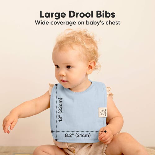 KEABABIES KEABABIES 8-PACK COAST DROOL BIBS