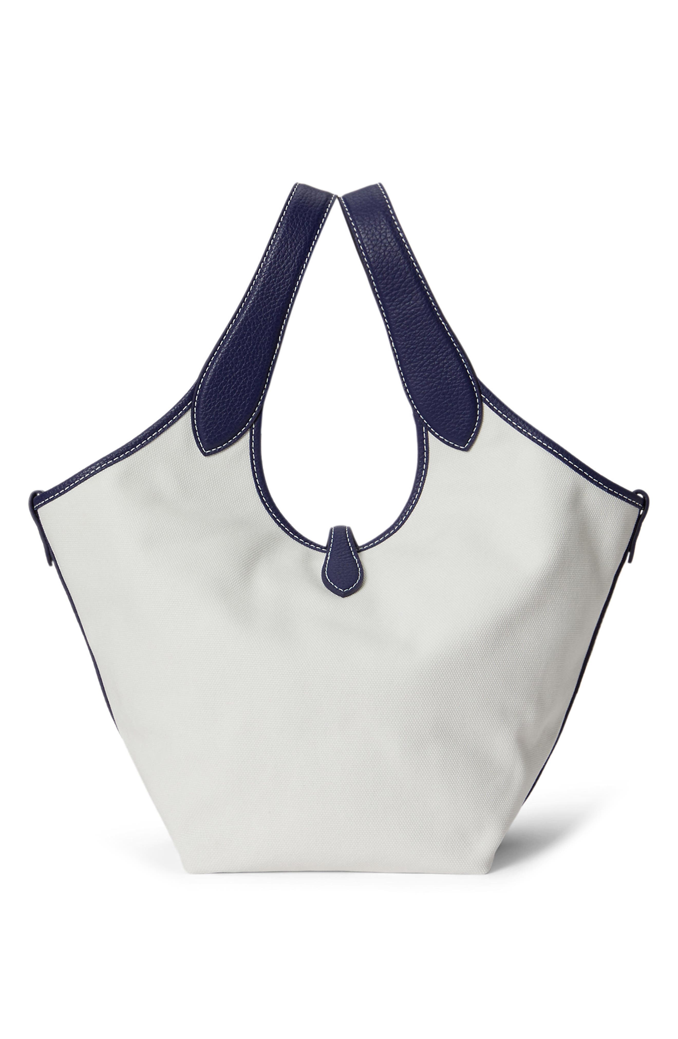 Polo Ralph Lauren Polo Play Crest Canvas Tote, Alternate, color, Paper