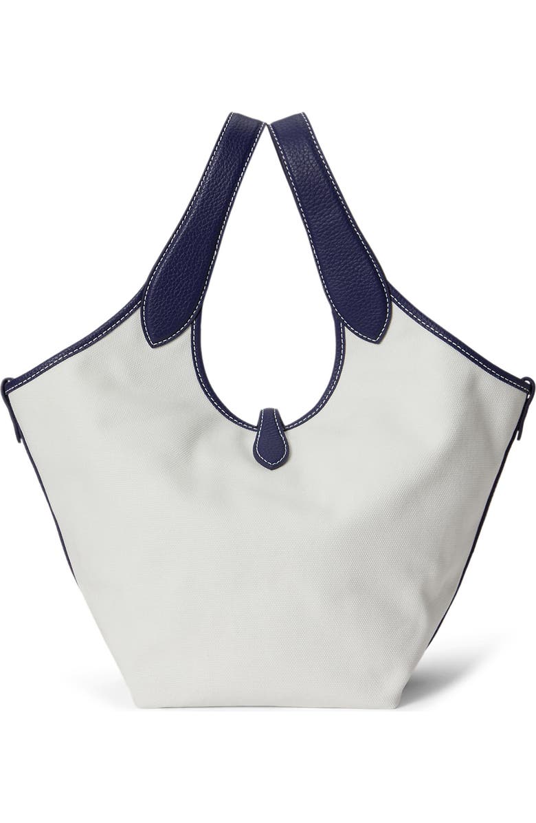 Polo Ralph Lauren Polo Play Crest Canvas Tote, Alternate, color, Paper