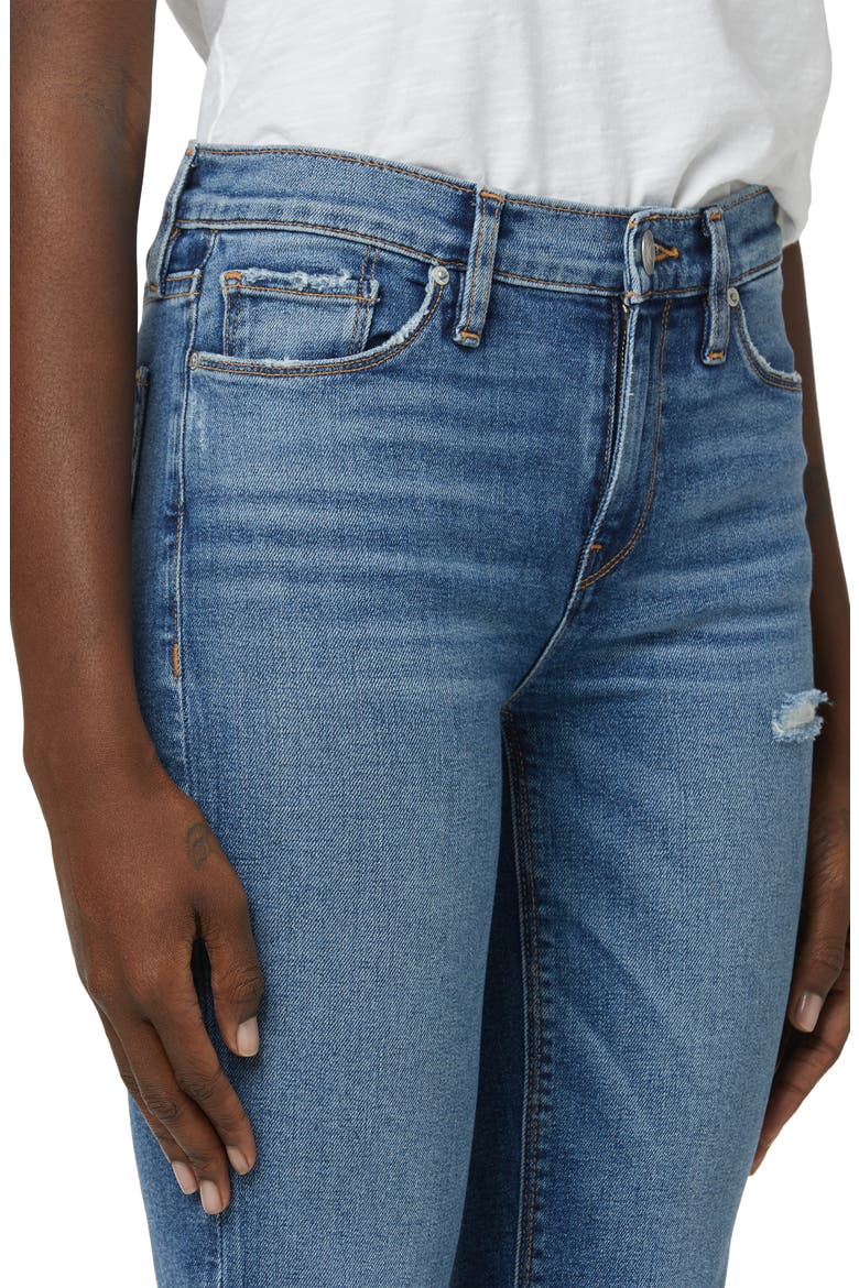 Nico Distressed Crop Straight Leg Jeans, Alternate, color, SEAGLASS