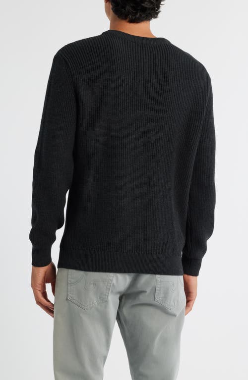 Alex Crane Bay Organic Cotton Sweater In Black